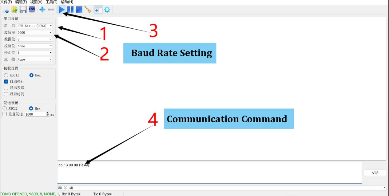 laser rangefindermodule test software interface laser rangefindermodule test software interface
